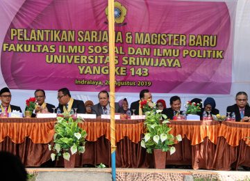 Yudisium ke - 143 Fakultas Ilmu Sosial dan Ilmu Politik Universitas Sriwijaya
