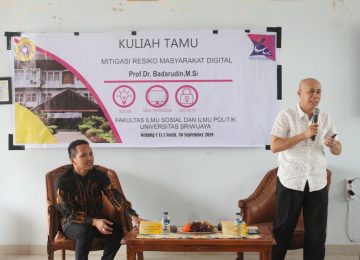 Kuliah Tamu “Mitigasi Resiko Masyarakat Digital” oleh Prof. Dr. Badarudin, M.Si (Universitas Sumatera Utara)