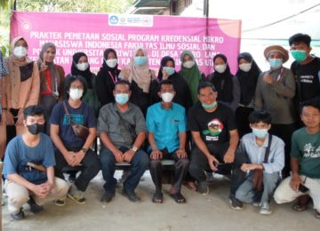 Penutupan Praktek Pemetaan Sosial Program Kredensial Mikro Mahasiswa Indonesia (KMMI) FISIP Universitas Sriwijaya